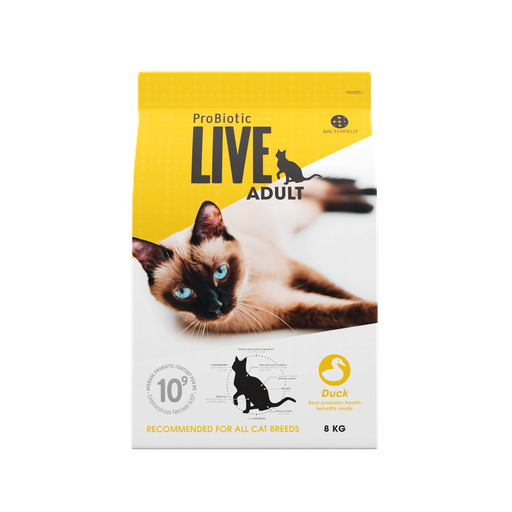 Probiotic Live Cat Adult Duck 8 Kg