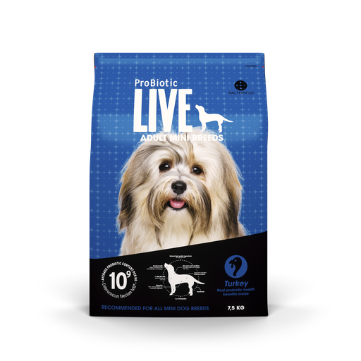 Probiotic Live Adult Mini Breeds Turkey 7.5 Kg